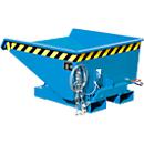 Mini spanencontainer type EXPO-E 225, kabelbediend kantelproces, capaciteit 0,225 m³, tot 750 kg, lichtblauw RAL 5012