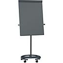 Mobile Flipchart, metallic anthracite