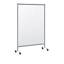 Mobile Spuckschutz-Trennwand Modell B, Acrylglas, Stärke 3 mm, B 1200 x T 390 x H 1800 mm, mit Rollen