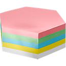 Moderationskarten-Block, Wabe, 190 x 190 mm