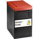Modul-Sammelbox WSB schwarz, Deckel rot