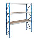 Module de base, rayonnage longue portée Epsivol, 3 niveaux, l. 2250 x P 800 x H 2000 mm