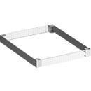 Módulo base PX, chapa de acero, galvanizado, con 4 o 5 placas base, P 1000 mm