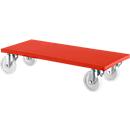 Möbelroller 100 K1, rot, 2 Stück