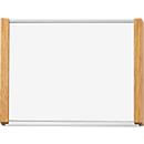 moedel deurlabel LMH, DIN A6, personaliseerbaar, polyester afdekking, zelfklevende montage, B 159,5 x H 105,5 mm, zilver/eik