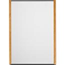 moedel Panneau mural LMH, DIN A4, inserts interchangeables, montage adhésif, L 221,5 x H 299,5 mm, chêne/noir