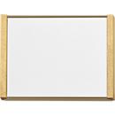 moedel plaque de porte LMH, DIN A6, inscriptible individuellement, couverture polyester, montage adhésif, L 159,5 x H 105,5 mm, aluminium, bronze/érable