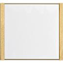 moedel Türschild LMH, Aluminium- und Holzrahmen, Holzart wählbar, Polyester-Abdeckung, Klebemontage, B 159,5 x H 150,5 mm, bronze/Ahorn