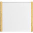 moedel Türschild LMH, Aluminium- und Holzrahmen, Holzart wählbar, Polyester-Abdeckung, Klebemontage, B 159,5 x H 150,5 mm, silber/Ahorn