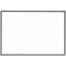 moedel Türschild Madrid, DIN A6, Querformat, Aluminiumrahmen, Polyesterabdeckung, Klebemontage, B 150,5 x H 105,5 mm, silber