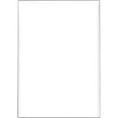 moedel Türschild Madrid Silver Line, Aluminiumrahmen, nicht reflektierende Acrylglasscheibe, Schiebeführung, Schraub-/Klebemontage, alusilber, B 209,5 x H 296,5 mm