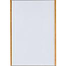 moedel wandbord LMH, DIN A3, staand formaat, frame van hout en aluminium, zelfklevend of schroefbevestiging, B 308,5 x H 422,5 mm, zilver/eiken