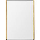 moedel wandbord LMH DIN A4, staand formaat, personaliseerbaar, zelfklevend of schroefbevestiging, B 221,5 x H 299,5 mm, zilver/maple