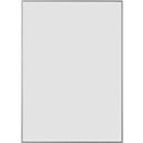 moedel wandbord Madrid, DIN A4, staand formaat, geanodiseerd, zelfklevend of schroefbevestiging, B 212,5 x H 299,5 mm, met inzetstuk, zilver