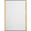 moedel Wandschild LMH, DIN A4, Holz- und Aluminiumrahmen, Bronze eloxiert, Klebe- oder Schraubmontage, B 221,5 x H 299,5 mm, bronze/Ahorn