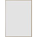 moedel Wandschild Madrid, DIN A3, Aluminiumrahmen, Klebemontage, Polyester-Abdeckung, B 299,5 x H 422,5 mm, bronze