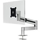 Monitorarm Durable, voor 1 display 21-27", VESA, draaibaar en kantelbaar, in hoogte verstelbaar, met bureaubus