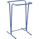 Mottez afvalzakdrager, voor afvalzakken met een volume van 100/110 l, stationair, B 450 x D 460 x H 750 mm, gelakt stalen buis, blauw