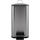 MSV Spirella Poubelle à pédale Erik, 5 l, acier brossé