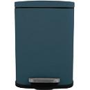 MSV Spirella Treteimer Akira, 5 l, eckig, Stahl matt, petrol