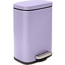 MSV Spirella Treteimer Akira, 5 l, Stahl, lavendel