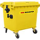 Müllcontainer MGB 1100 FD, Kunststoff, 1100 l, gelb