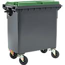 Müllcontainer MGB 770 FD, Kunststoff, 770 l, schwarzgrün