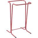 Müllsackträger Mottez, für Müllsäcke mit Volumen 100/110 l, stationär, B 450 x T 460 x H 750 mm, Stahlrohr lackiert, rot