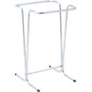 Müllsackträger Mottez, für Müllsäcke mit Volumen 100/110 l, stationär, B 450 x T 460 x H 750 mm, Stahlrohr verzinkt, verzinkt