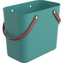 Multibag ALBULA "Classic", 25 Liter, bis 40 kg, Bügelgriffe, Recyclingkunststoff, L 400 x B 235 x H 340 mm, grün