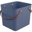 Multibag ALBULA "Classic", 40 Liter, bis 40 kg, Bügelgriffe, Recyclingkunststoff, L 398 x B 355 x H 340 mm, blau