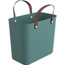 Multibag ALBULA "Style", 25 Liter, bis 40 kg, ergonomische Griffe, Recyclingkunststoff, L 400 x B 235 x H 340 mm, grün