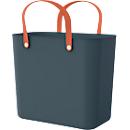 Multibag ALBULA "Style", 25 Liter, bis 40 kg, ergonomische Griffe, Recyclingkunststoff, L 400 x B 235 x H 340 mm, navyblau
