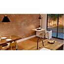 Multicontainer Home Office, verrijdbaar onderstel, opklapbaar zijpaneel links, B 480-1080 x D 800 x H 740 mm, eiken/wit