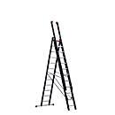 Multifunctionele ladder MOUNTER, 3x12 sporten