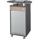 Multimobil TETRIS WOOD - L 822 x P 580 x H 1118 mm - graphite/chêne - notre marque Schäfer Shop Genius