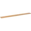 Multiplex-Stoßbrett Buche, farblos geölt, pflegeleicht, L 1500 x H 100 x T 12 mm, Buche-Optik