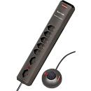 Multiprise brennenstuhl® Eco-Line Comfort Switch, 7x, avec interrupteur externe à pédale, jusqu'à 2300 W, longueur de câble 2 m, plastique, anthracite