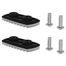 Munk nivello® voetplaat, betere grip, geschikt voor ladders bouwjaar 2019, 2 stuks, voor stijlhoogte 58/73 mm