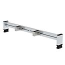 Munk retrofit traverse, nivello® ladderschoen, incl. bevestigingsmateriaal, B 0,93 m, stijlhoogte 73 mm