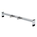 Munk retrofit traverse, nivello® ladderschoen, incl. bevestigingsmateriaal, B 1,2 m, stijlhoogte 85