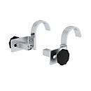 Munkop slot voor enkele ladders, schroefverbinding zonder gereedschap, compatibel met sport- en trapgaten, 2 stuks, ø 80 mm