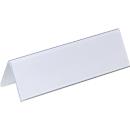 Naambadges voor tafels, 61 x 210 mm, 25 stuks