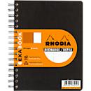 Nachfüllblock für ExaBook, DIN A5+, 80 Blatt, 90 g/m², Doppelspirale, liniert, mit Rand und Rahmen
