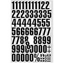 Números e letras magnéticas, para superfícies metálicas, DIN A4, amarelo ou branco