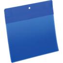 Neodym-Magnettaschen B 210 x H 148 mm (A5 quer), 10 Stück, blau