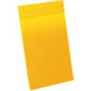 Neodym-Magnettaschen B 210 x H 297 mm (A4 hoch), 10 Stück, gelb