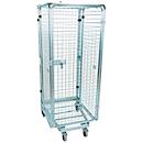 Nestbare metalen container, type antidiefstal, draagvermogen 500 kg