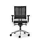 NET MOTION bureaustoel, synchroon mechaniek, hoogte rugleuning 510 mm, met armleuningen