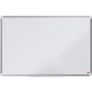 nobo Whiteboard Premium Plus, Stahl nanobeschichtet, magnethaftend, B 1800 x H 900 mm, inkl. abnehmbarer Stiftablage und 1 Boardmarker